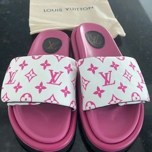 LV PINK SANDALS 40/9-9.5